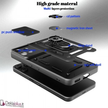 5in1 smūgiams atsparus dėklas su kameros apsauga - juodas (Nothing Phone 3a Lite) 5in1 smūgiams atsparus dėklas su kameros apsauga - juodas (Nothing Phone 3a Lite)